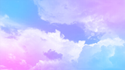 Obraz na płótnie Canvas Soft cloud dreamy psychic pastel colored gradient background.