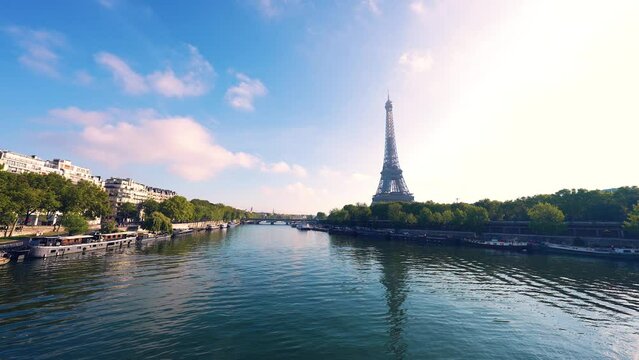 The Eiffel tower. Best Destinations in Europe. Paris, France.
