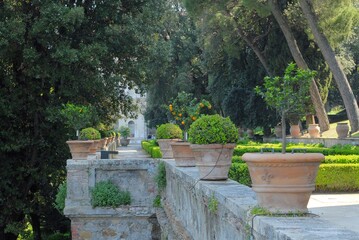 Tivoli gardens in Italy