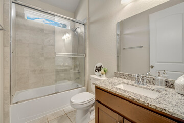 modern bathroom with tiles