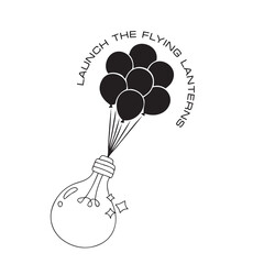 Launch the flying lanterns