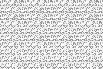 Fototapeta na wymiar abstract spiral line geometric style seamless pattern template style background wallpaper design illustration