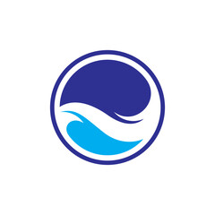 Water wave logo images