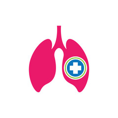 Lung logo images design
