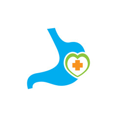 Stomach logo images illustration