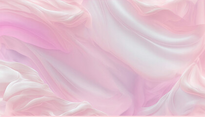 Obraz premium Romantic Abstract Silk Pink Cream And White Backgrounds for Memorable Occasions With Generative AI