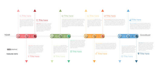timeline Infographic template for business. 12 Months modern Timeline diagram calendar with presentation vector infographic.