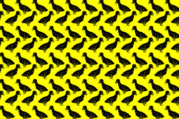 Background Pattern With duckling Silhouette Theme