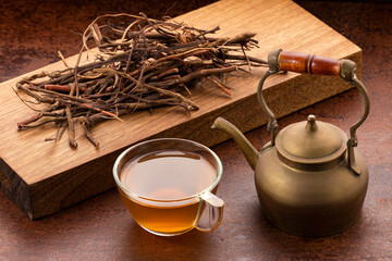 Organic sarsaparilla medicinal tea - Smilax aspera