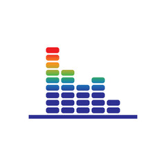 Fototapeta premium Sound wave logo images illustration