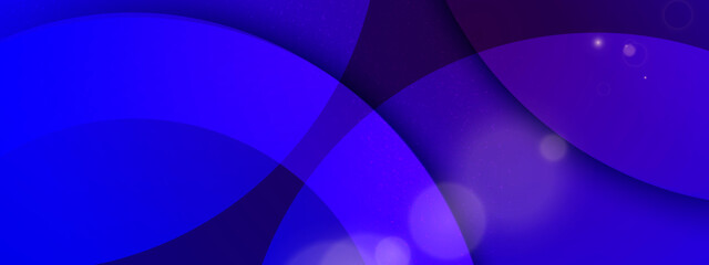 Simple abstract gradient dark blue banner background