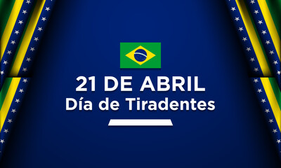 Tiradentes Day Background Design