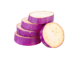 egg plant slice on transparent png