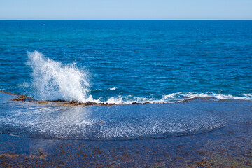 waves on the beach Philip Island, Australia 