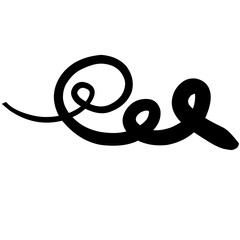 Vintage Swirl Decoration 