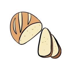Breakfast Bakery Food Bread illustration 