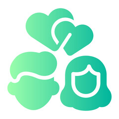 couple gradient icon