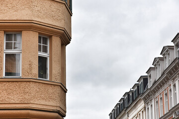 Low angle view of historical building in Leipzig