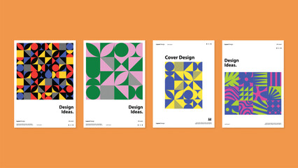 Abstract Geometric Cover Design