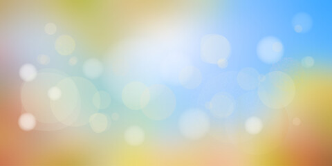 Vector spring background, bokeh effect