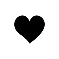 simple icon of heart and darling shape