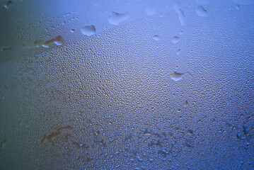 Water droplets or condensation on windows