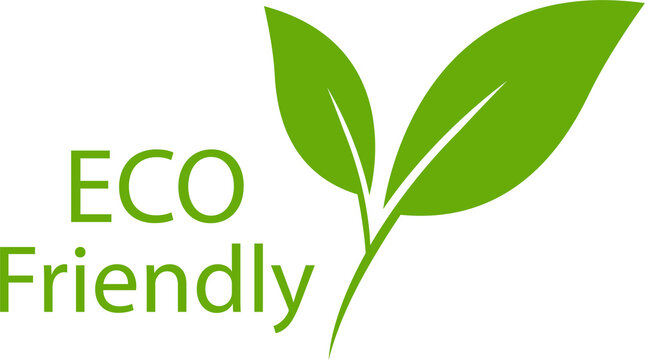 Eco friendly icon for graphic design, logo, website, social media, mobile app, UI illustration