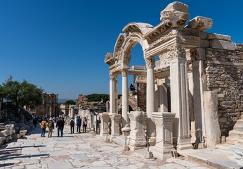 The ancient city of ephesus hadrian temple