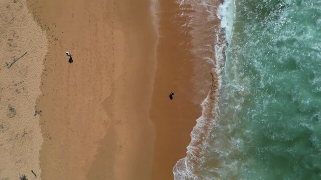 Birdseye view at Putty Beach,NSW Australia