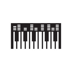 Piano logo images illustration