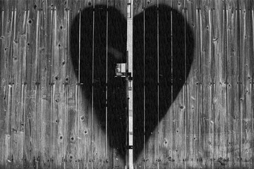 A Black Heart Split in Two
