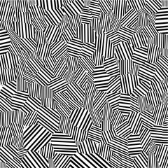 Abstract striped textured geometric pattern. Vector.