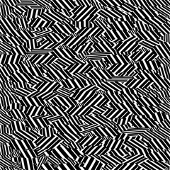 Abstract striped textured geometric pattern. Vector.