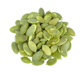 Pumpkin seeds on transparent png