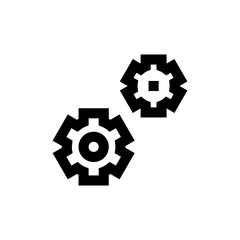 gear line icon