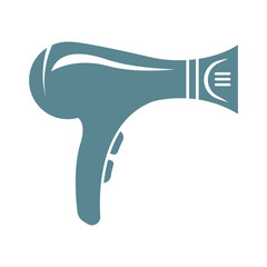 Hair dryer icon design
