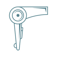 Hair dryer icon design