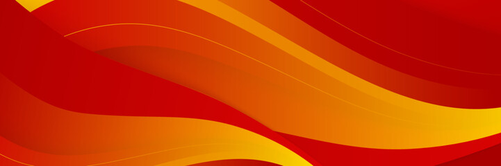 Creative Red and Yellow Gradient Banner Background Vector Design for Your Projects
