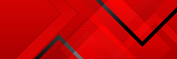 Creative Red and Black Abstract Banner Background Vector Design for Your Projects