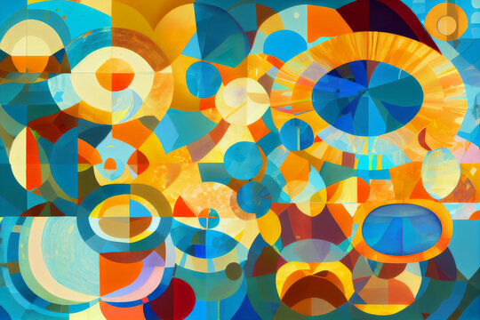 abstract background with circles
