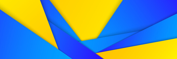 Blue and Yellow Sunburst Background Illustration for Design Projects