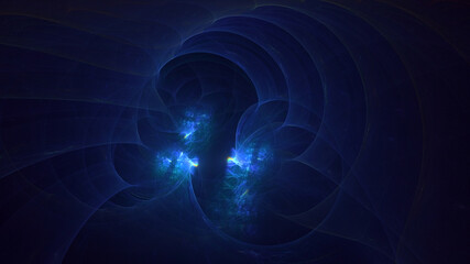 3D rendering abstract colorful fractal light background
