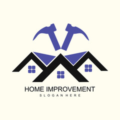 Real estate logo design with unique and new concept property and home