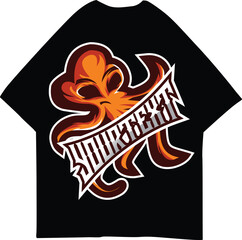 Octopus Esport - Vector Illustration
