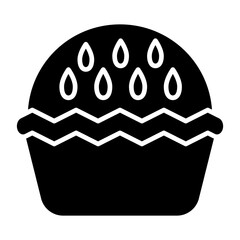 Vector Design Apple Pie Icon Style