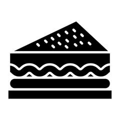 vector  sandwich icon style