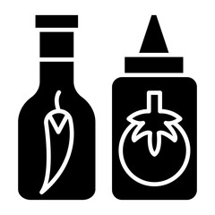 Vector Design Sauce Icon Style