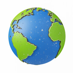 3D rendering of planet Earth