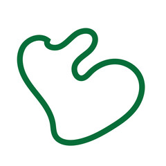 Green Abstract Shapes Lines