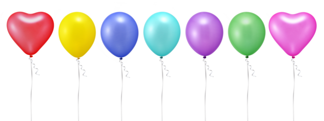 ７色の風船